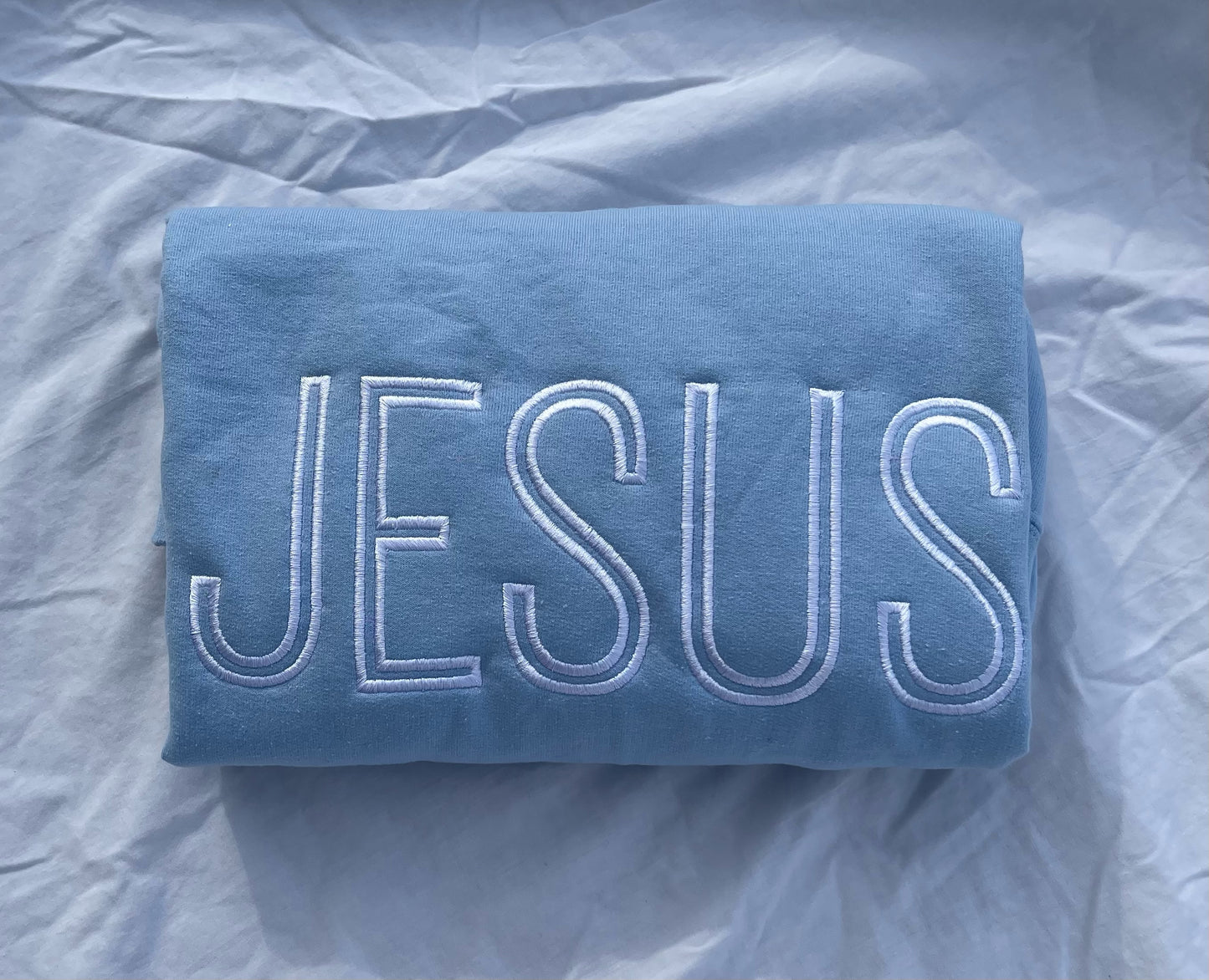 Jesus Embroidered Sweatshirt