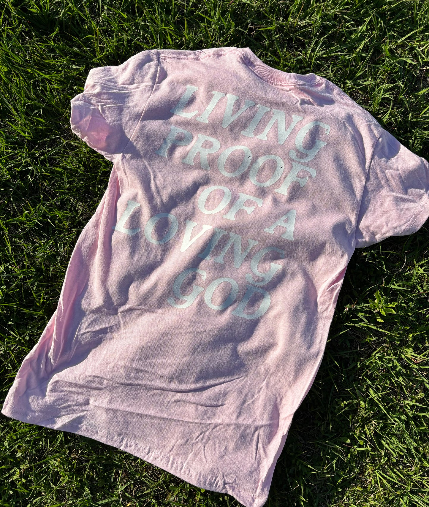 Living Proof Of A Loving God - Adults Tee