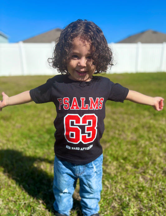 “Psalms 63 - Run hard after God” Toddler tee