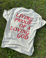 Living Proof Of A Loving God- Youth T Shirt