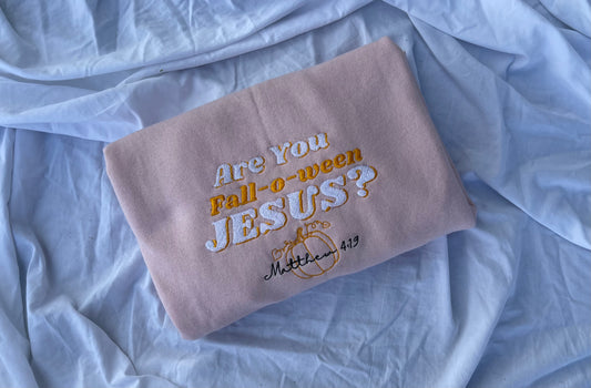 "Are You Fall-O-Ween Jesus?" Sweater